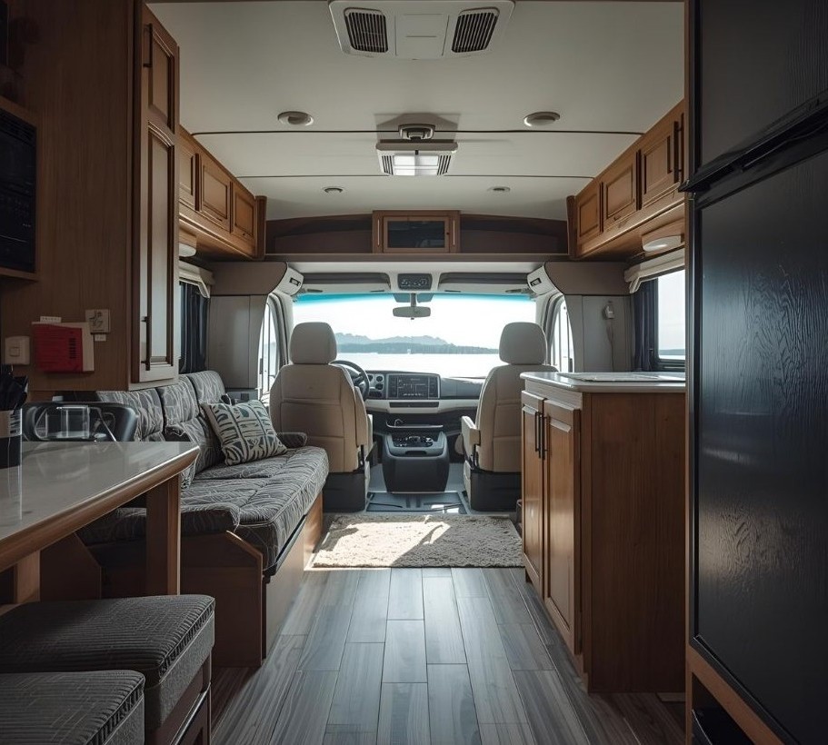 motorhome interior rv remodel before and after